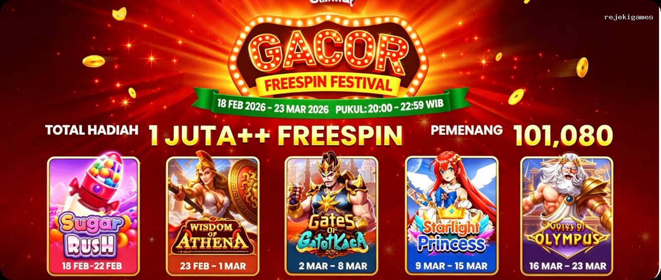 Login rejekigames Sekarang Bonus Melimpah
